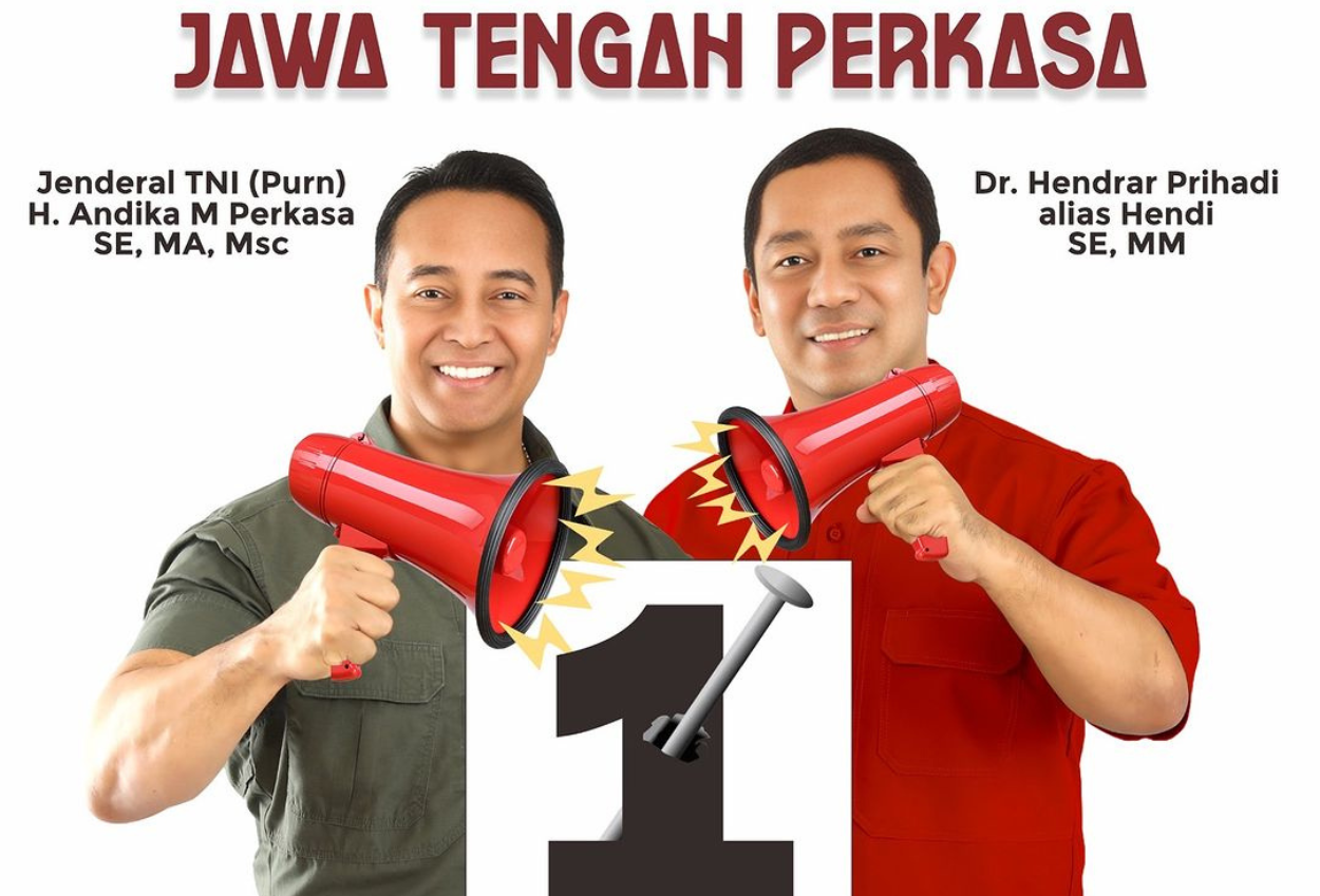 PDIP Resmi Usung Andika Perkasa Hendrar Prihadi di Pilgub Jateng