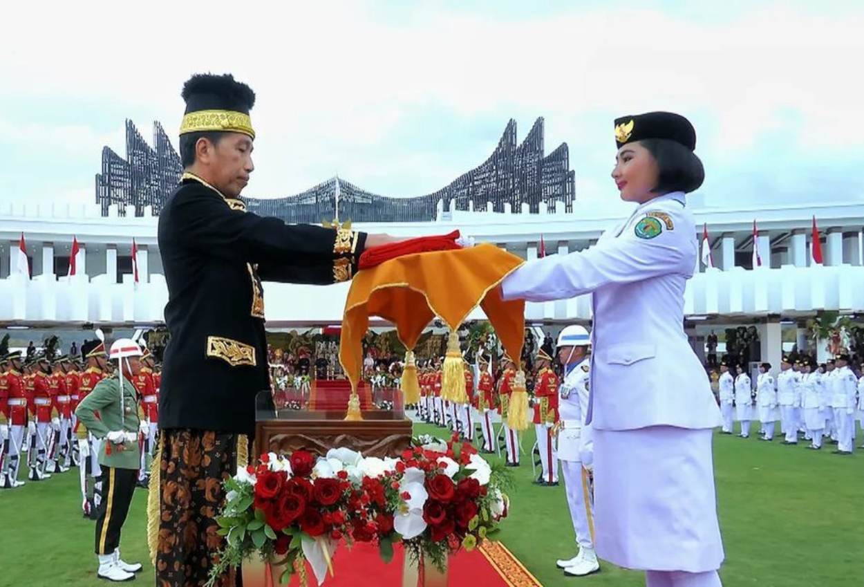 Upacara Khidmat HUT RI ke 79, Bendera Merah Putih Berkibar di Ibu Kota Nusantara