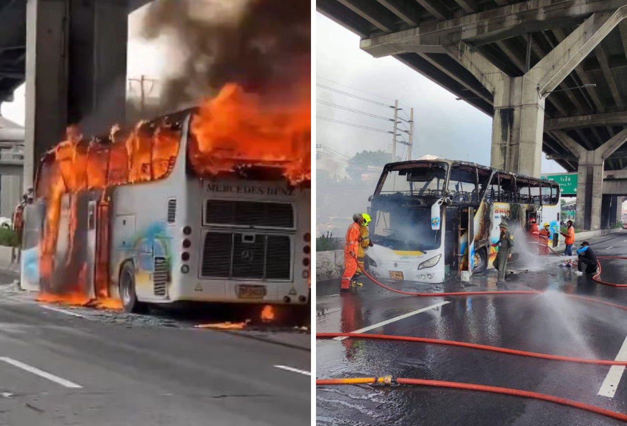 Bus Sekolah Terbakar di Thailand, 25 Orang Dikabarkan Tewas