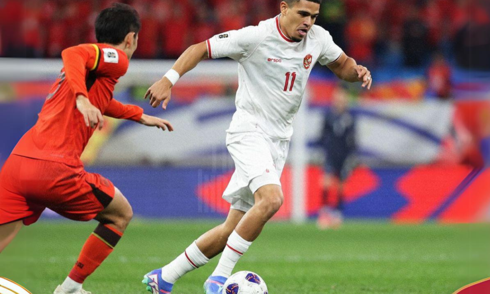 Hasil Pertandingan Timnas Indonesia Vs China, Garuda Kalah 1