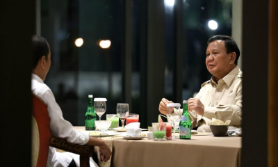 Jokowi Unggah Momen Pertemuan dengan Prabowo Subianto di Plataran GBK