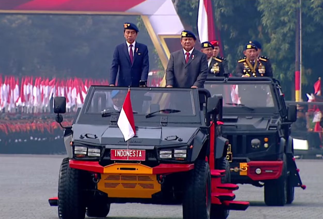 Jokowi dan Prabowo Hadir di Apel Kesiapan Pelantikan Presiden dan Wakil Presiden di Mako Brimob