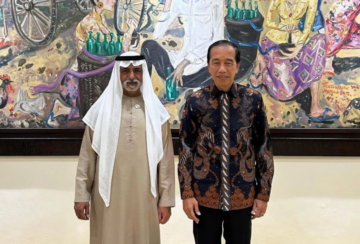 Menteri UEA Luangkan Waktu untuk Kunjungi Rumah Jokowi Usai Melihat Proyek Kerja Sama