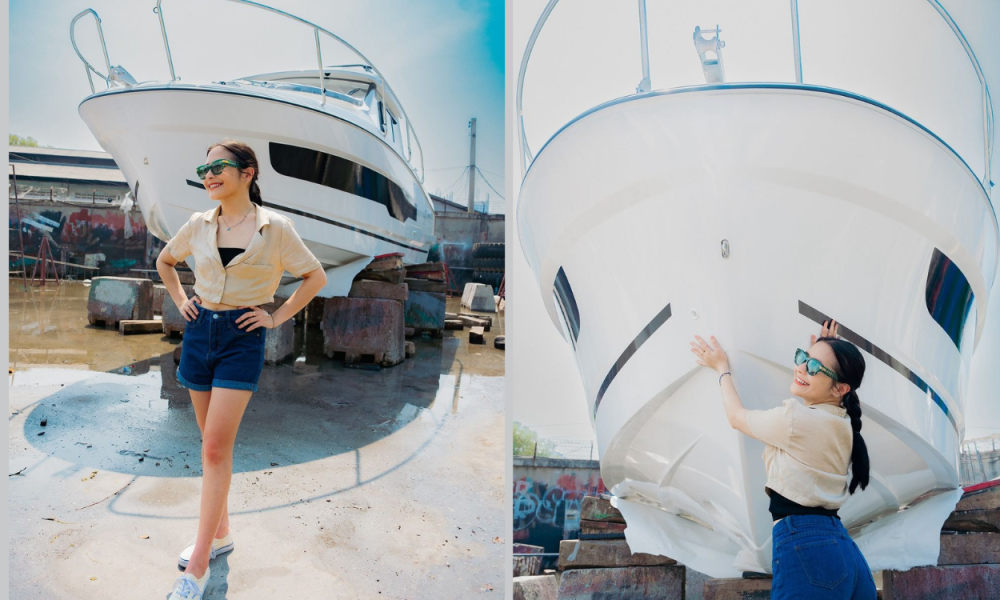Prilly Latuconsina Hadiahi Diri Sendiri Kapal Yacht Seharga Rp2,5 M