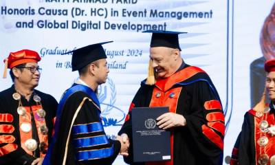 Raffi Ahmad Dapat Gelar Doktor Honoris Causa dari Kampus Thailand
