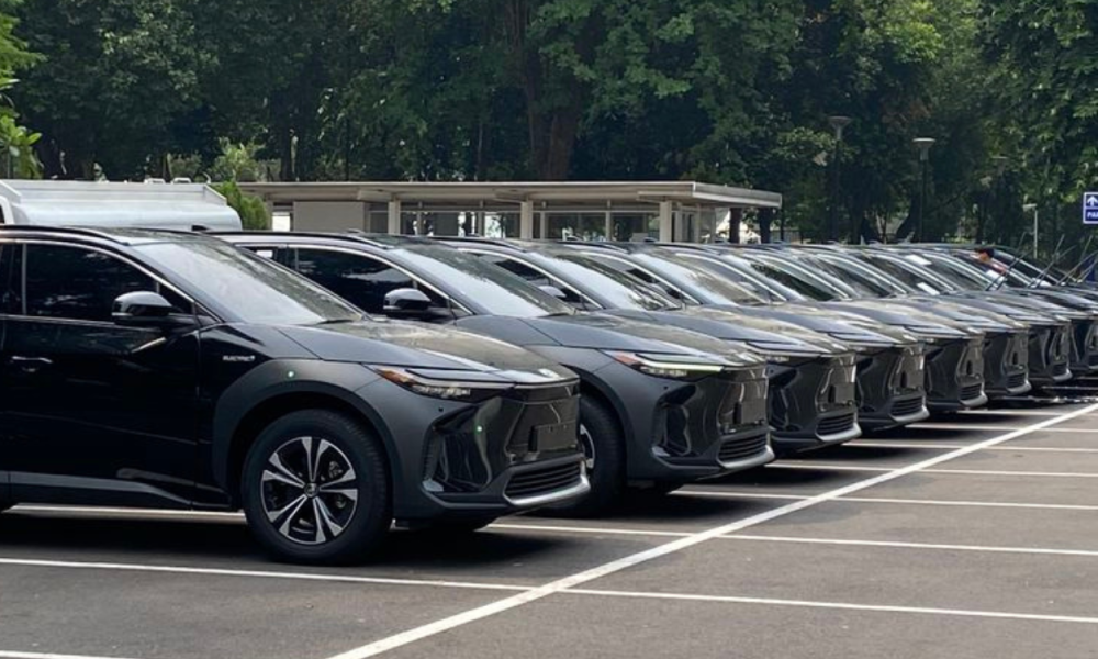 Selain Mercedes Benz, Toyota juga Siapkan Puluhan Unit bZ4x untuk Pelantikan Prabowo Gibran