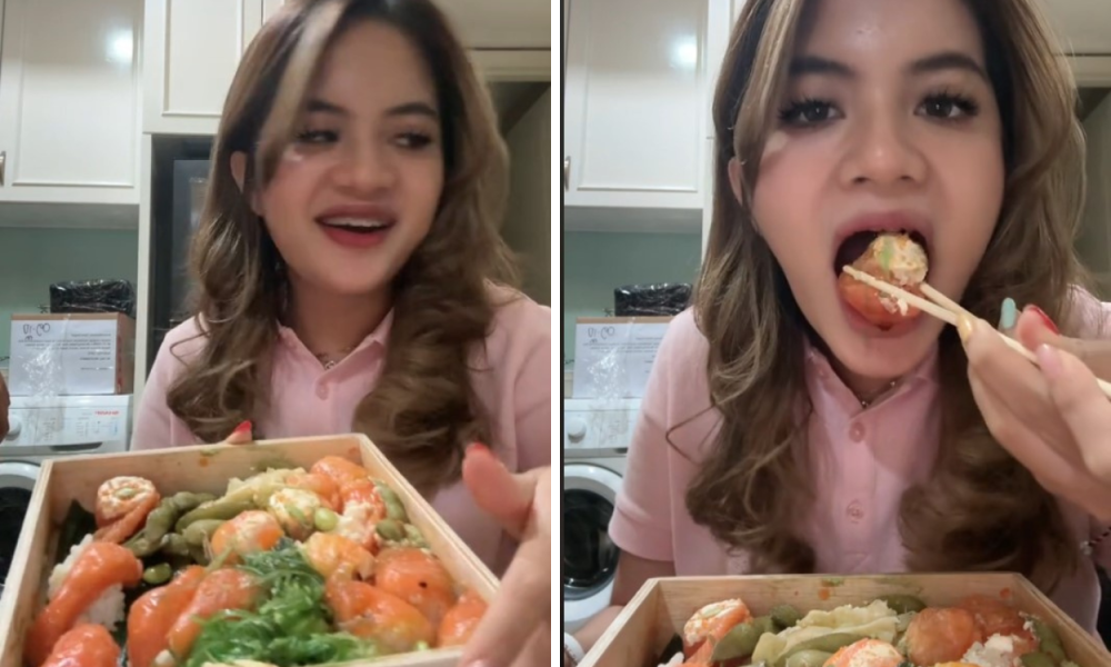 TikTokers Lily Kenzie Jastip Sushi Mahal dari Bali Tapi Basi, Netizen Konyol Banget