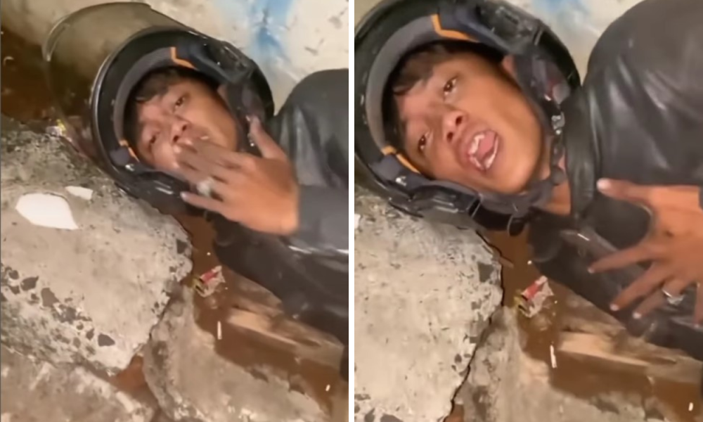Viral! Jambret Pura pura Asma sampai Minta Oksigen, Warga Adanya Nitrogen Bang
