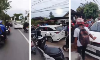 Viral! Mobil Tabrak Motor di Balikpapan, Anak Terseret 300 Meter