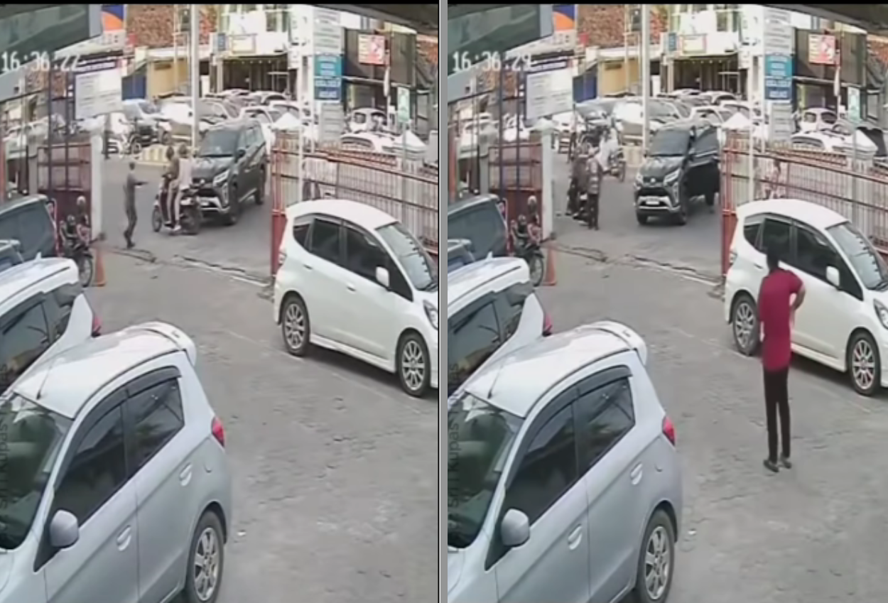 Viral, Seorang Pemotor Senggol Mobil Berujung Penganiayaan di Lampung