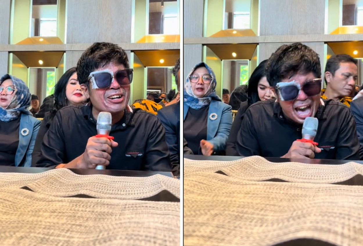 Agus Salim Nangis Histeris Kesepakatan Damai Ditolak Teh Novi, Netizen Fokus pada Cewe yang Nahan Ketawa