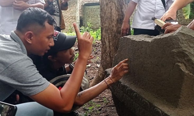 BRIN Identifikasi Temuan Prasasti Aksara Jawa Kuno di Desa Taji, Magetan