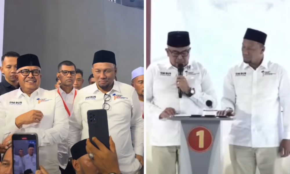 Baru Diprotes Saat Debat Ketiga, Ternyata Bustami Sudah Pakai Mic Clip On Sejak Debat Pertama