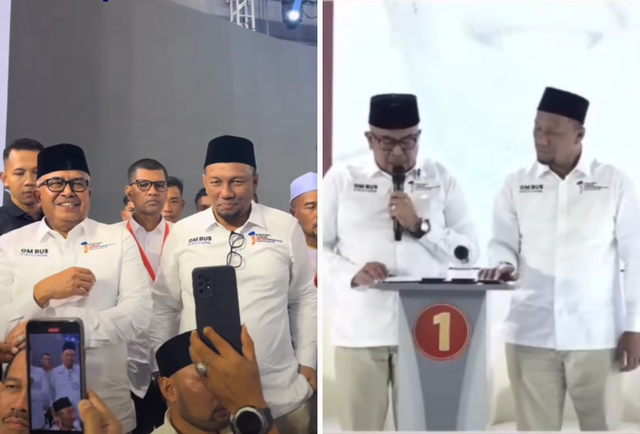 Baru Diprotes Saat Debat Ketiga, Ternyata Bustami Sudah Pakai Mic Clip On Sejak Debat Pertama
