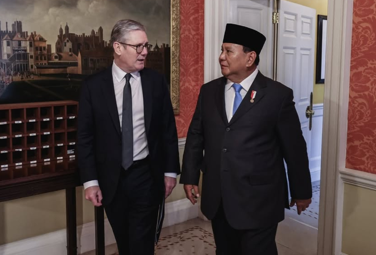 Bertemu PM Starmer, Presiden Prabowo Bahas Peningkatan Kerja Sama Indonesia Inggris