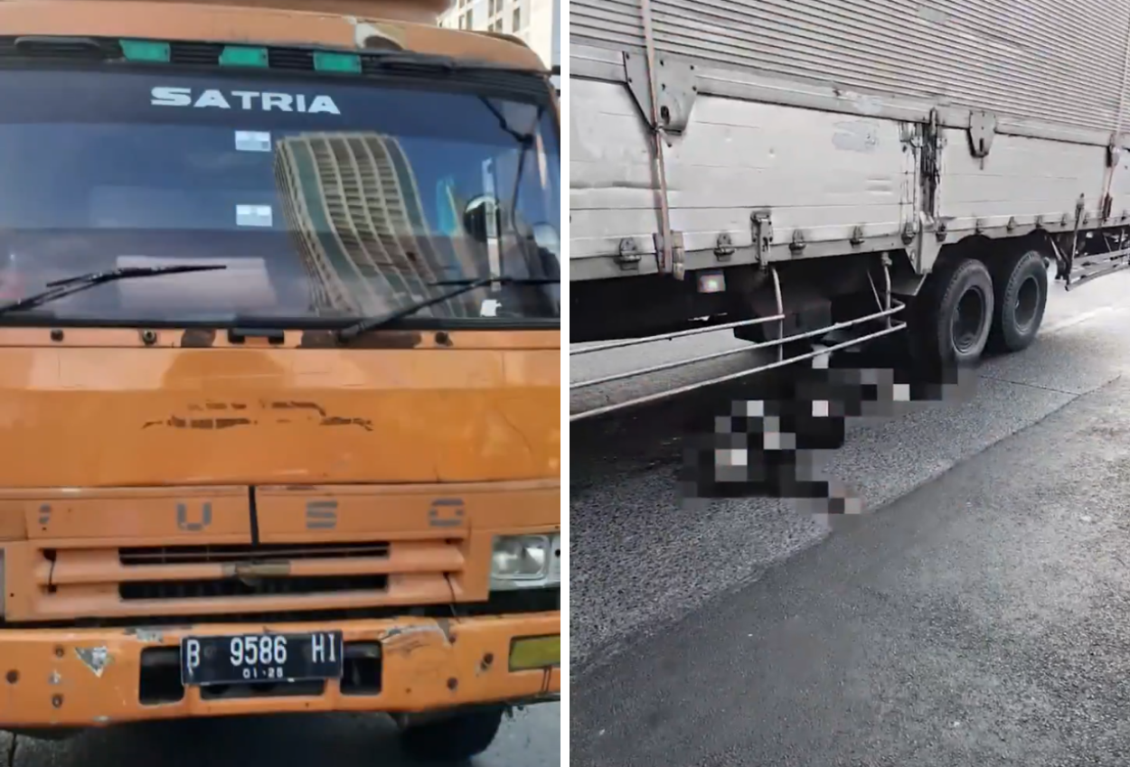 Diduga Sopir Mengantuk, Truk Tronton Tabrak 8 Kendaraan di Slipi, 2 Orang Dikabarkan Tewas