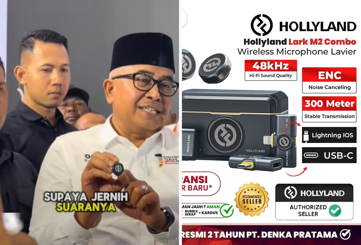 Ditanya Soal Alat Bantu, Bustami Klarifikasi Hanya Mic Clip On untuk Dokumentasi, Ternyata Dijual di Ecommerce