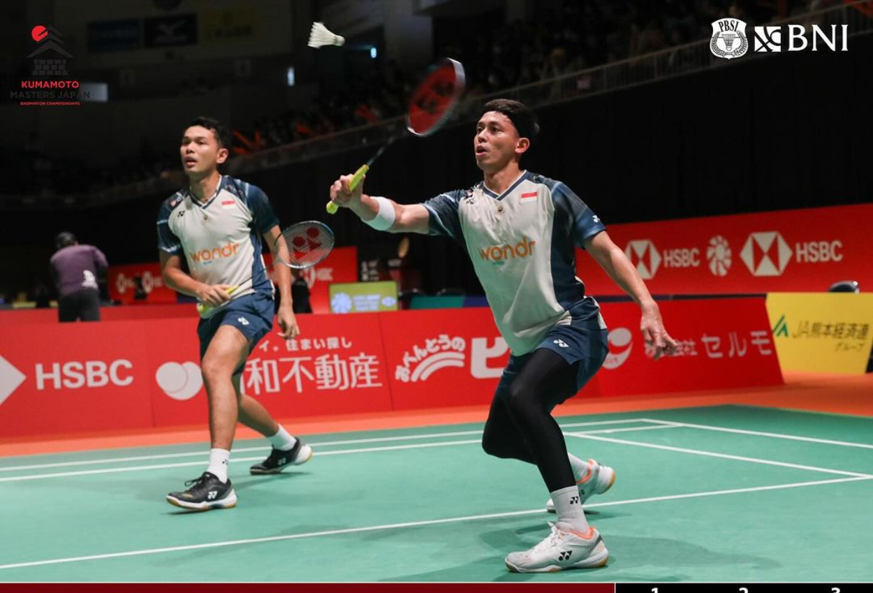 FajarRian Melaju ke Perempatfinal Japan Masters 2024 Usai Kalahkan Malaysia