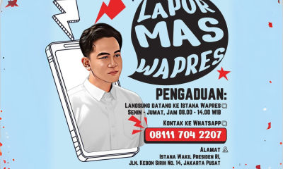 Gibran Buka Layanan Pengaduan Masyarakat di Istana Wapres Lapor Mas Wapres