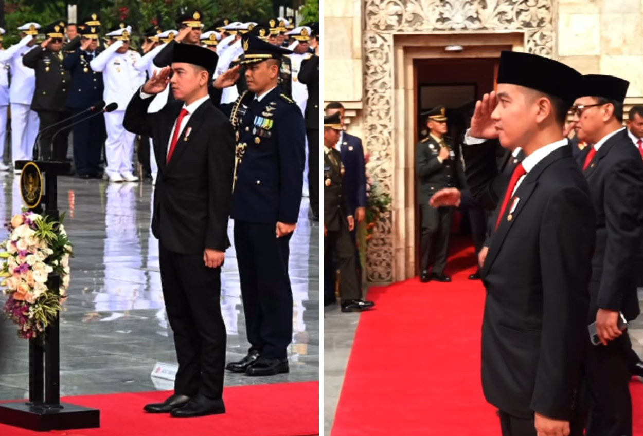 Gibran Rakabuming Pimpin Upacara Hari Pahlawan di Taman Makam Pahlawan Kalibata
