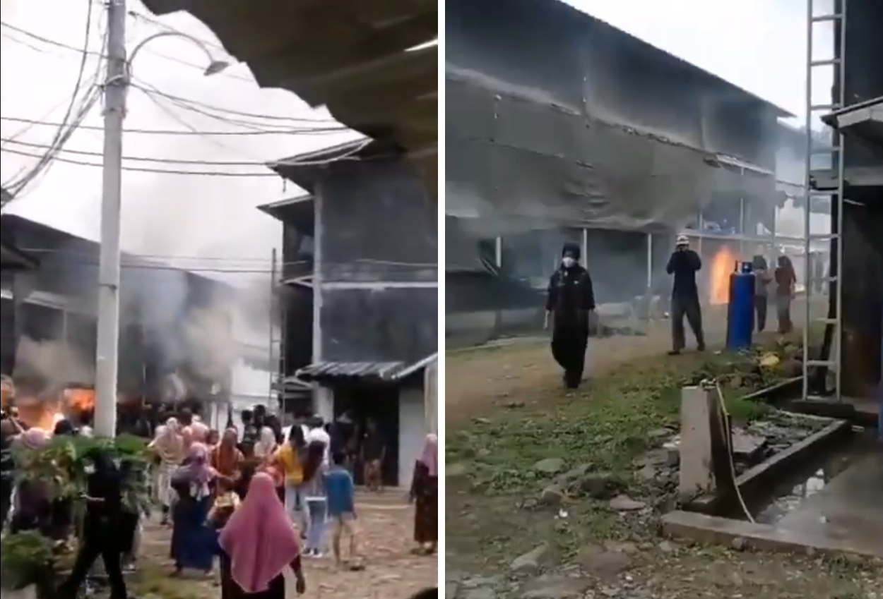 Kandang Ayam Milik Firman Group di Serang Dibakar Warga, Diduga Akibat Masalah Lingkungan (2)