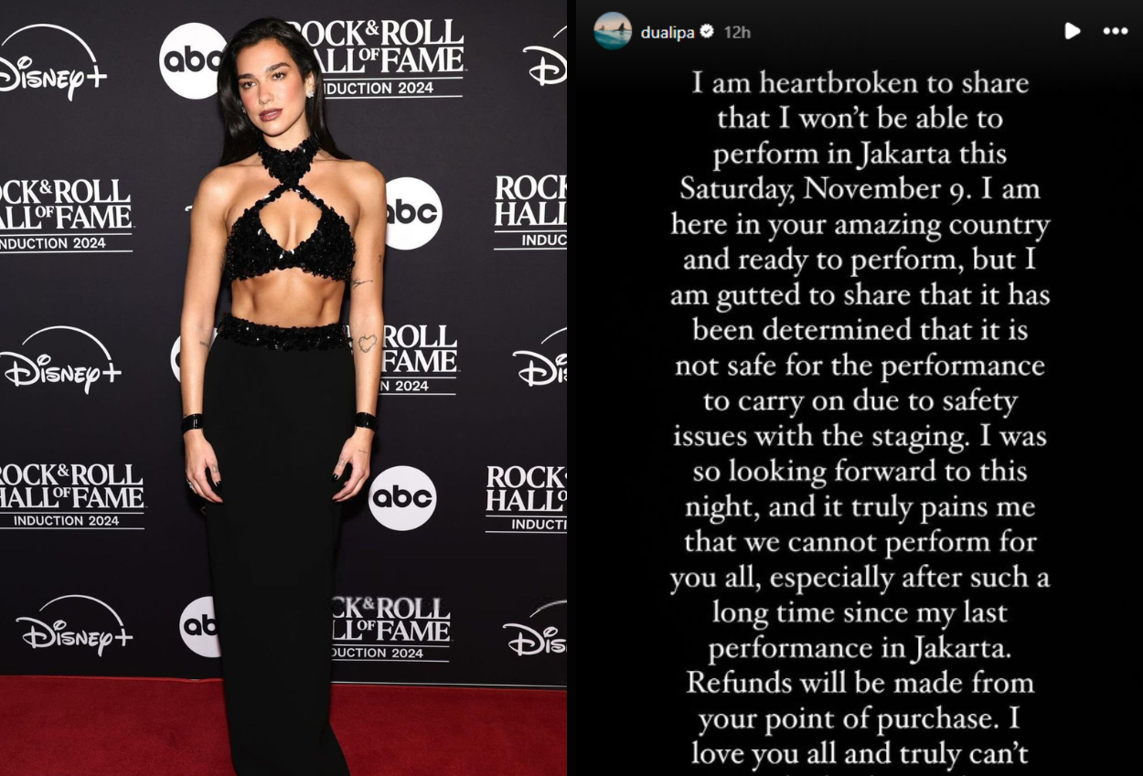 Konser Dua Lipa di Jakarta Batal, Promotor Sebut Masalah Keamanan