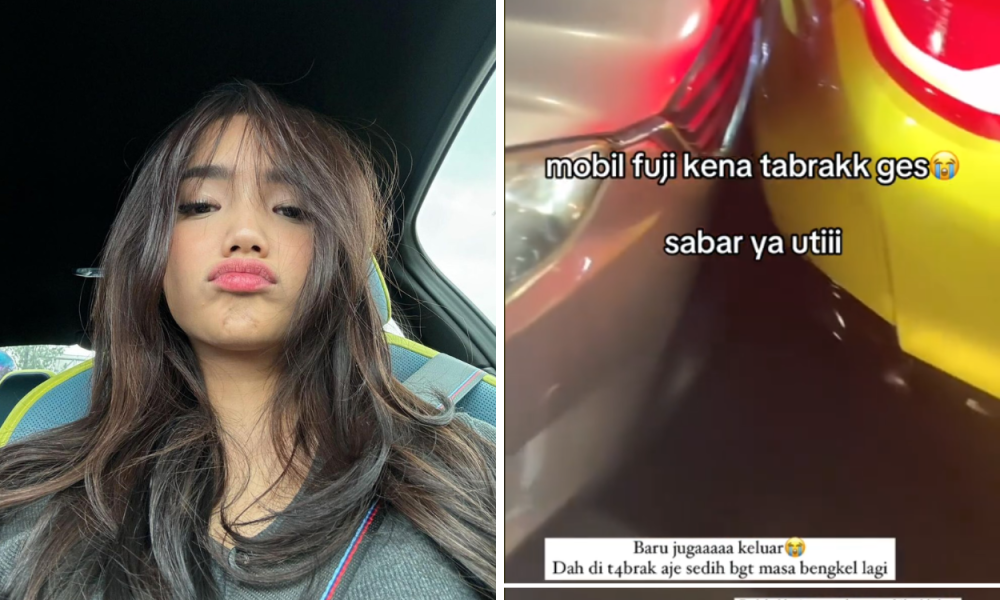 Mobil Fuji Ditabrak dari Belakang, Begini Kondisinya