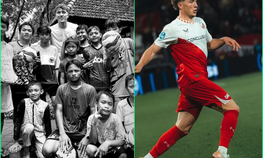 Momen Ole Romeny Main Sepak Bola bersama Anak anak di Lebak Bulus