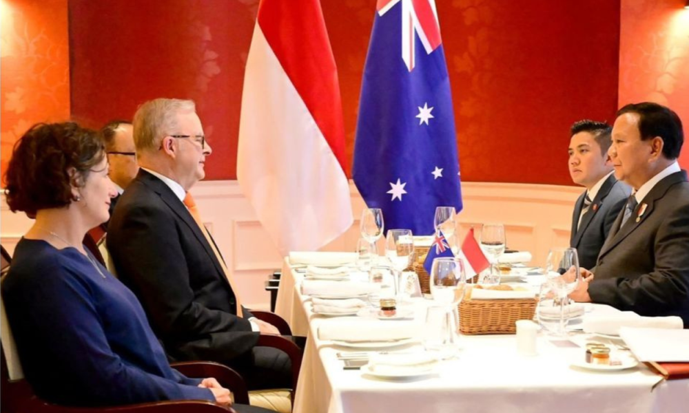 Momen Presiden Prabowo Sarapan bersama PM Albanese di Per