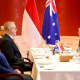 Momen Presiden Prabowo Sarapan bersama PM Albanese di Per
