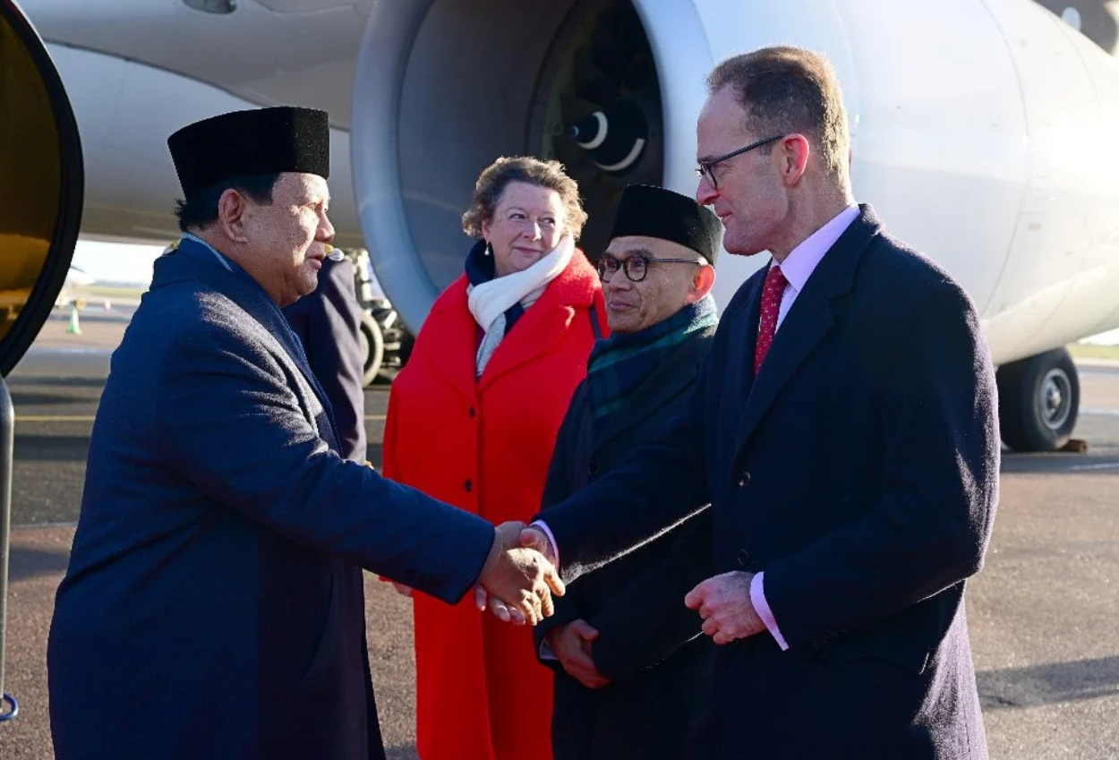 Prabowo Tiba di London Bertemu Raja Charles III dan PM Keir Starmer