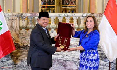 Presiden Prabowo Mendapat Penghargaan “Grand Cross of the Order of the Sun of Peru”