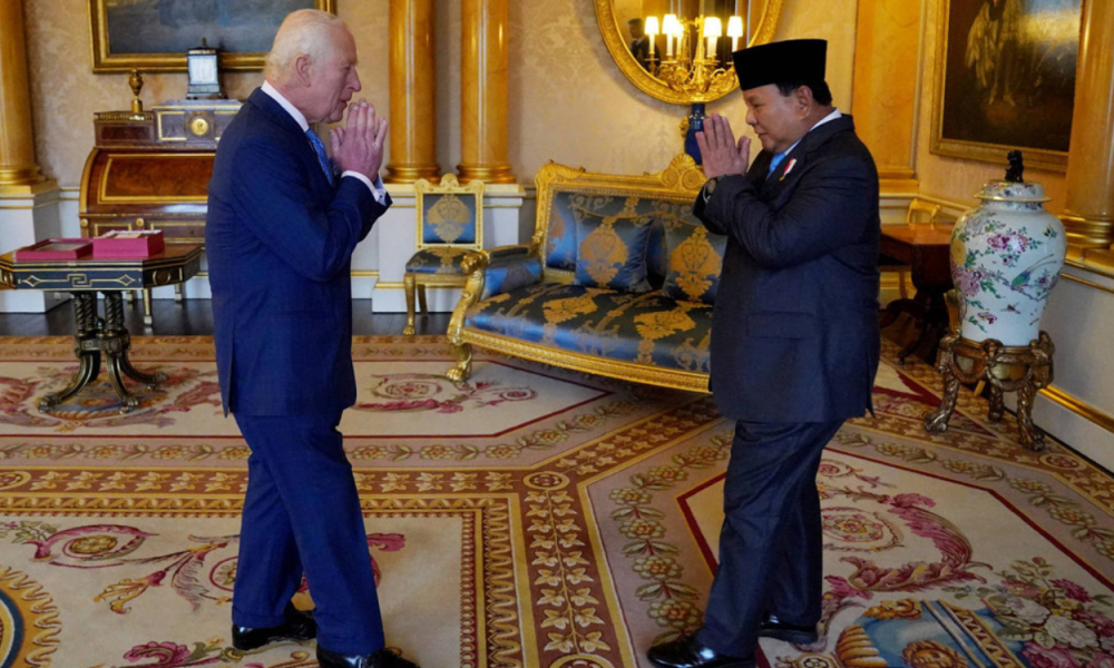 Presiden Prabowo Subianto Bertemu dengan Raja Charles III di Istana Buckingham