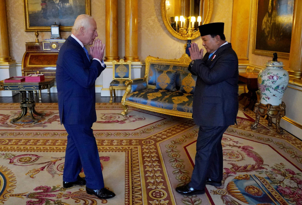 Presiden Prabowo Subianto Bertemu dengan Raja Charles III di Istana Buckingham