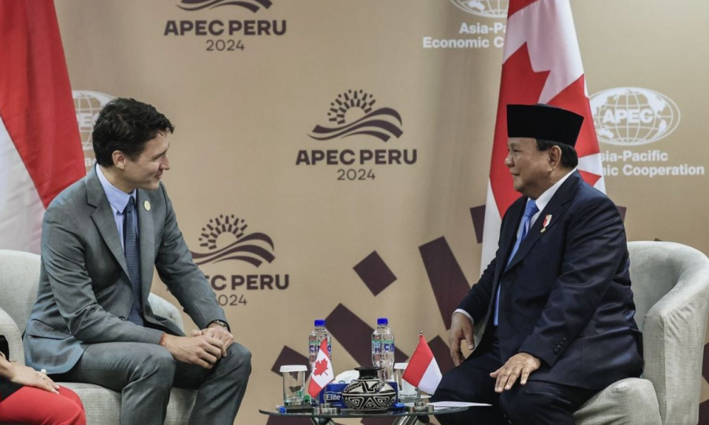 Presiden Prabowo dan PM Trudeau Bahas Perjanjian Dagang Bebas Indonesia Kanada