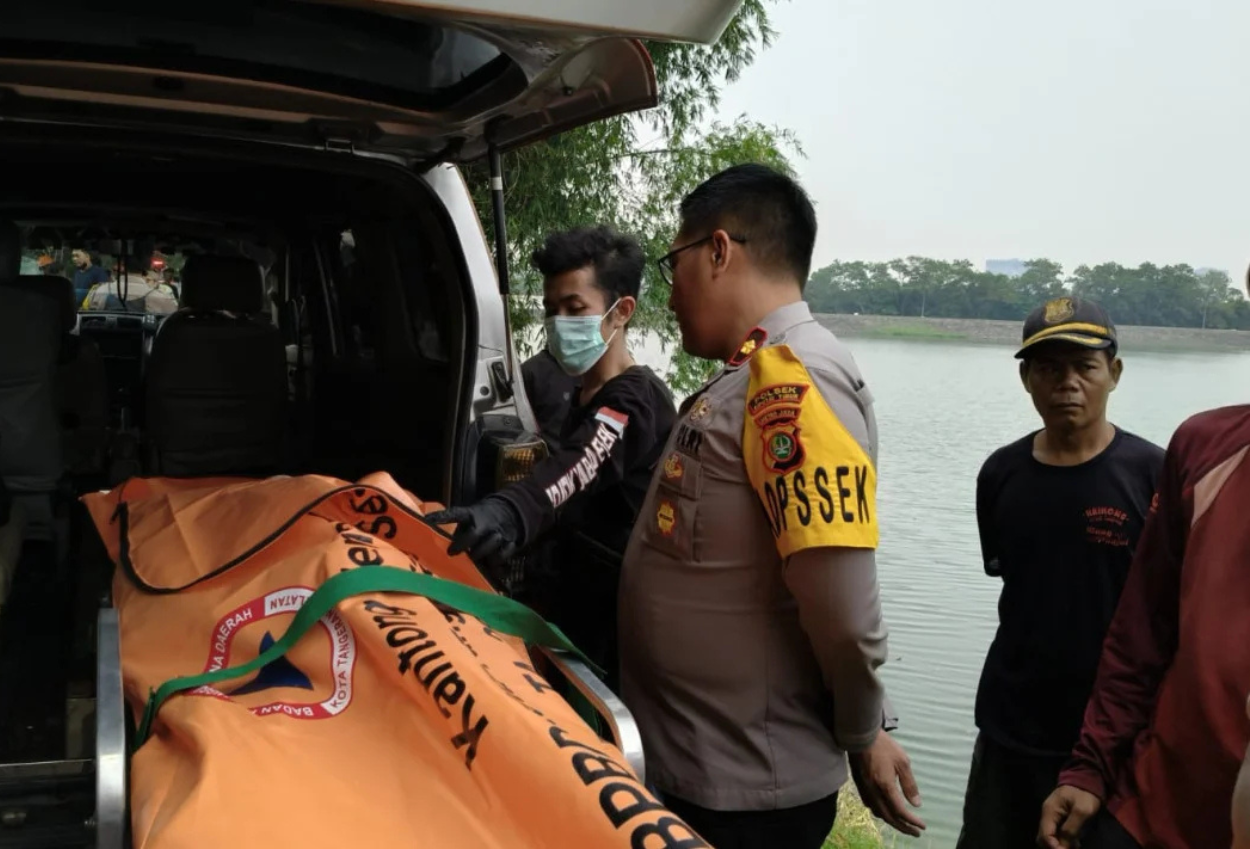Pria Paruh Baya Tewas Setelah Ceburkan Diri di Situ Gintung