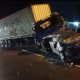 Rem Blong! Truk Kontainer Tabrak Dua Mobil di Tol Tanjung Mulia Medan