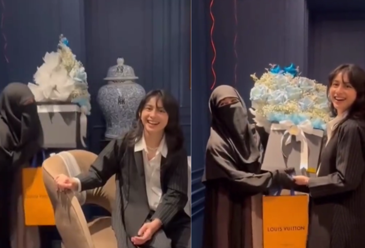Sintya Marisca Ulang Tahun, Umi Pipik Beri Hadiah Tas Mewah dan Buket Bunga