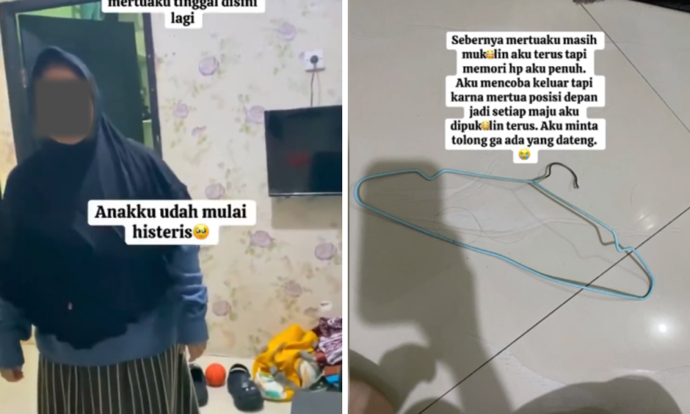 Tak Terima Ditegur, Mertua Pukul Menantu Pakai Gantungan Baju gegara Cekcok Makanan Pedas (1)