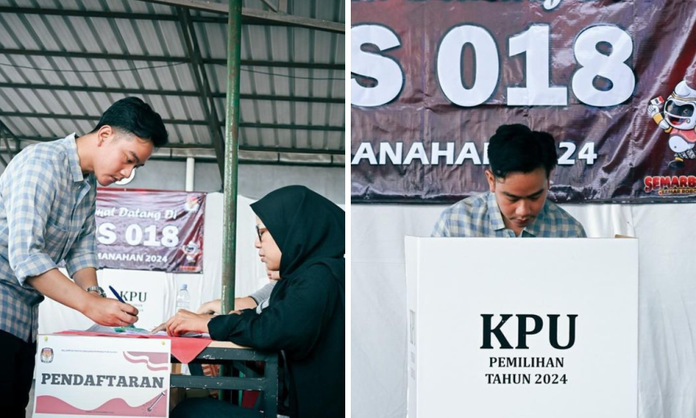 Tidak Mencoblos di TPS yang Sama dengan Jokowi, Wapres Gibran Nyoblos di Manahan Solo
