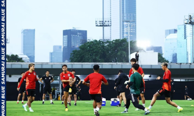 Timnas Jepang Latihan Santai di Jakarta Jelang Lawan Indonesia