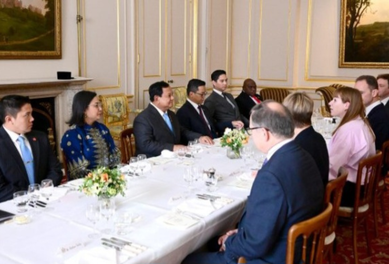 Wakil PM Angela Rayn dan Presiden Prabowo Makan Siang Bersama Bahas Program Gizi untuk Anak anak