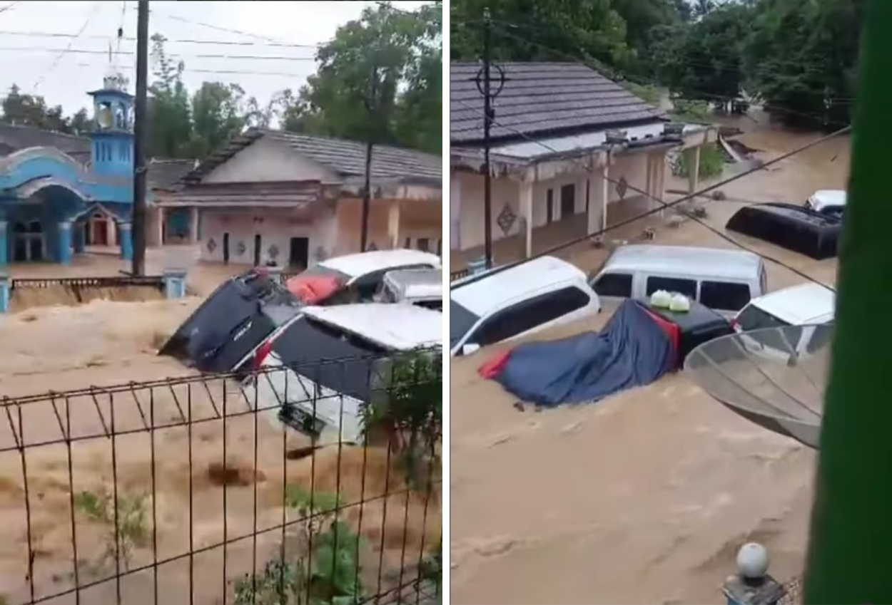 Banjir Bandang Terjang Sukabumi, Sebanyak 6 Mobil Terseret