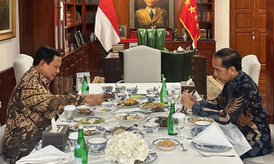 Jokowi dan Prabowo Subianto Temu Kangen di Kertanegara