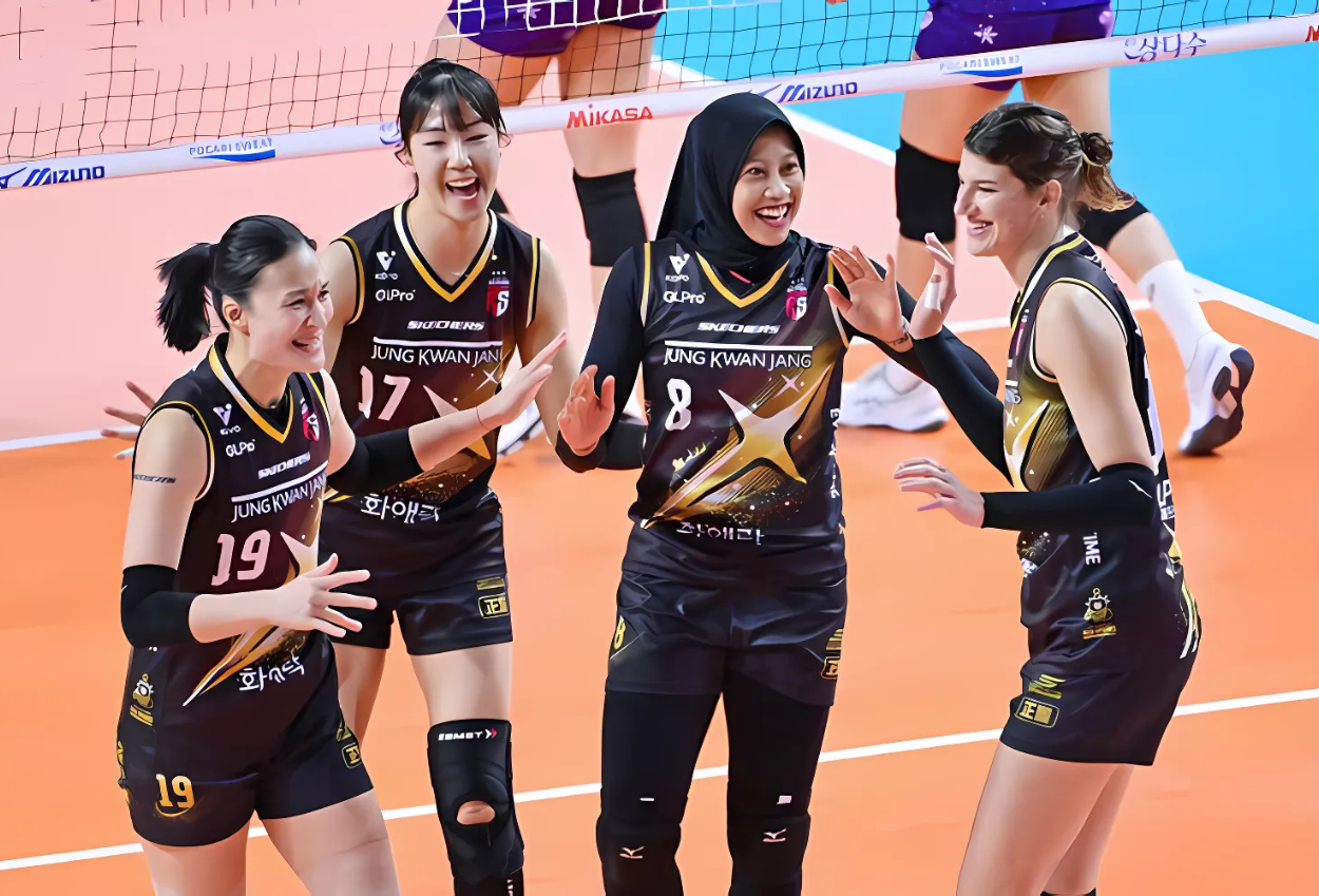 Megawati Berhasil Bawa Red Sparks Kalahkan Pink Spiders dalam Liga Voli Korea
