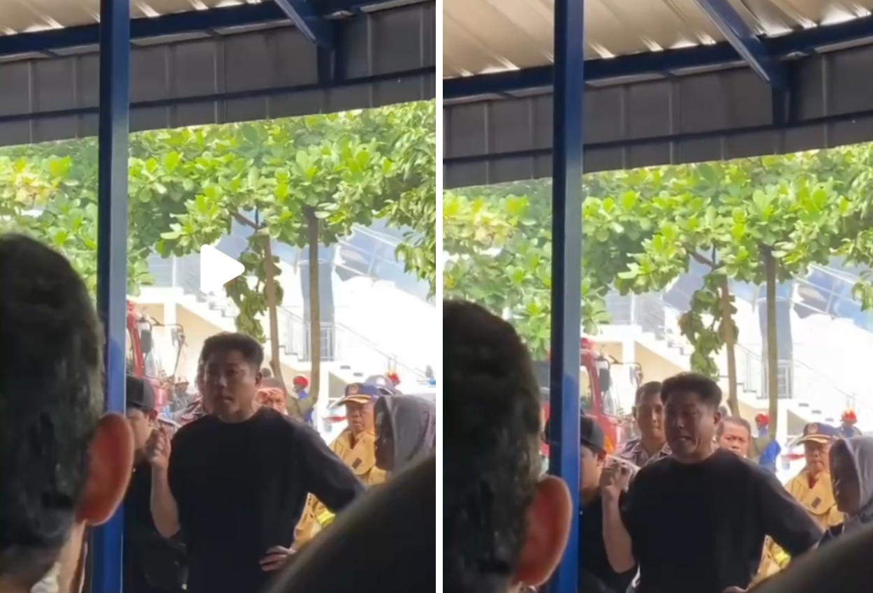 Momen Owner PT Anugerah Abadi Semangati Karyawan Usai Pabriknya Ludes Terbakar
