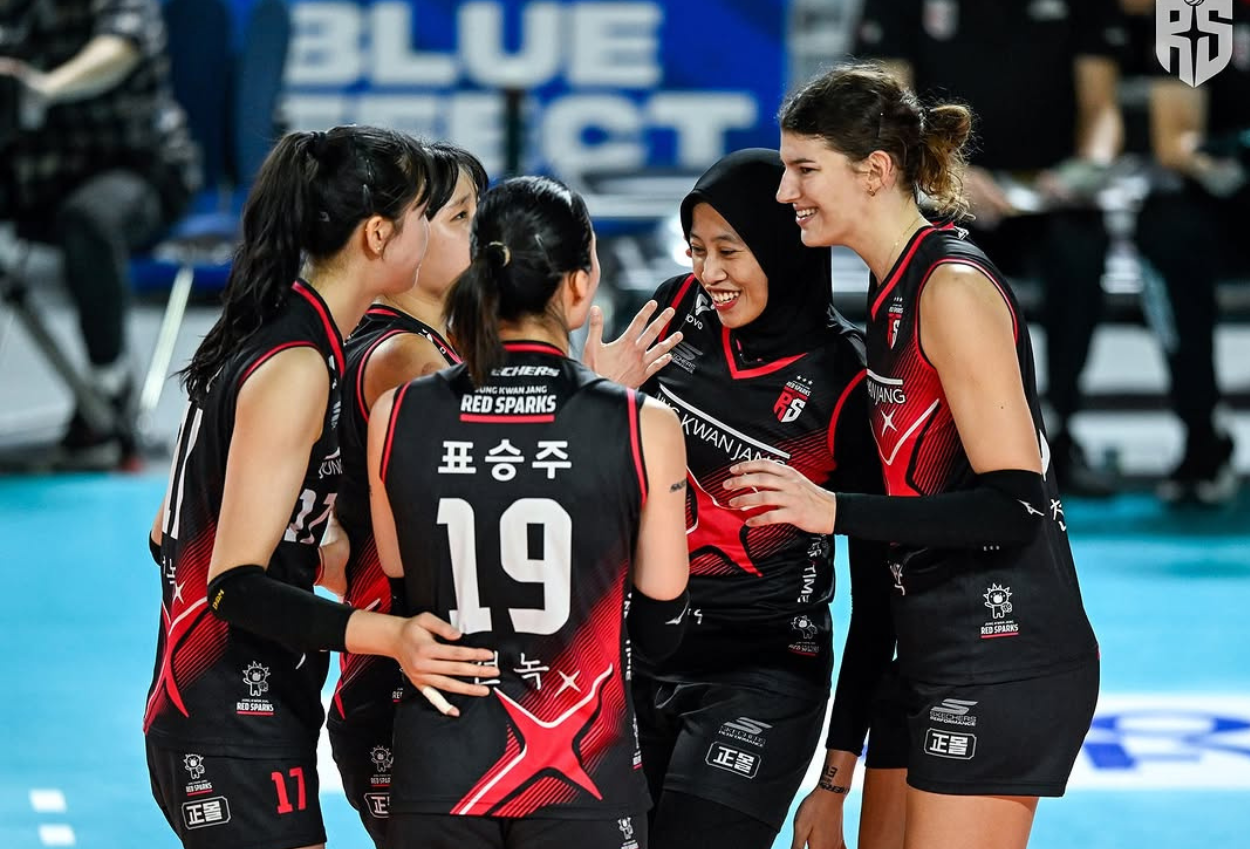 Pink Spiders Vs Red Sparks di Liga Voli Korea Selatan, Ayo Dukung Megawati!
