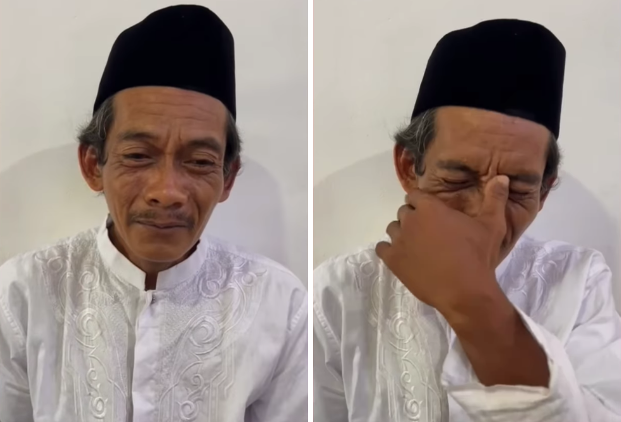 Sambil Menangis, Sunhaji Minta Presiden Prabowo untuk Tolak Pengunduran Diri Gus Miftah