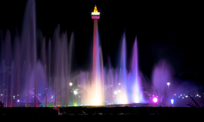 Sambut Nataru, Monas Buka hingga Malam Hari, Ada Pertunjukan Air Mancur Menari