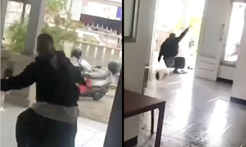 Viral! Pria di Lombok Gagal Bakar Kantor Desa, Terpeleset Cairan yang Dibawanya Sendiri
